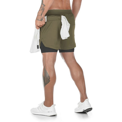 Running Shorts Men Gym Sports - Loxfit