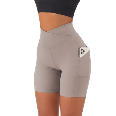 High Waist Yoga Sport Shorts - Loxfit