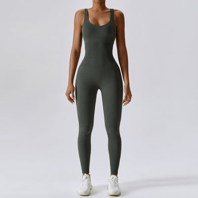 Spring Seamless One-Piece Yoga Suit - Loxfit