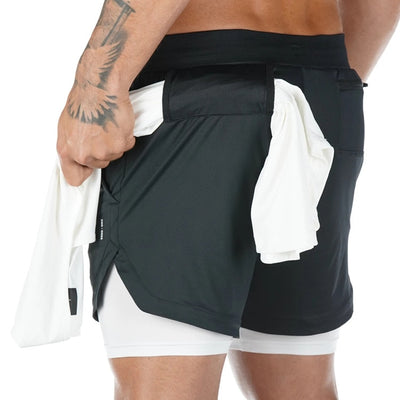 Running Shorts Men Gym Sports - Loxfit