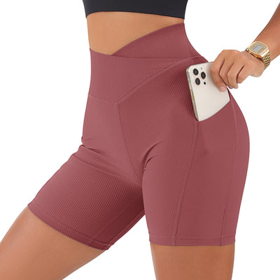 High Waist Yoga Sport Shorts - Loxfit