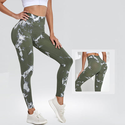 Seamless Tie Dye Leggings - Loxfit