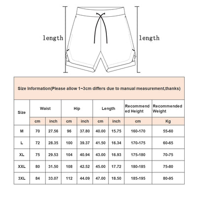 Running Shorts Men Gym Sports - Loxfit