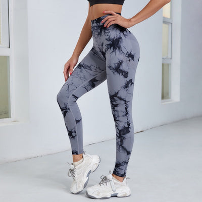 Seamless Tie Dye Leggings - Loxfit