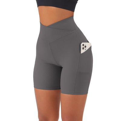 High Waist Yoga Sport Shorts - Loxfit