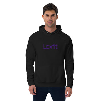 Unisex eco raglan hoodie - Loxfit