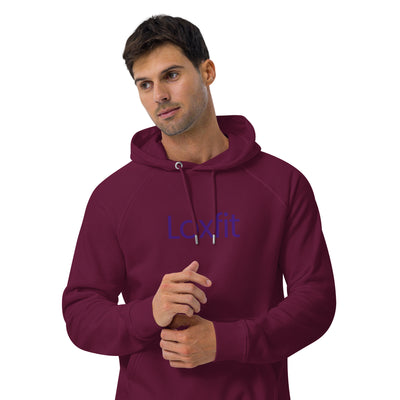 Unisex eco raglan hoodie - Loxfit