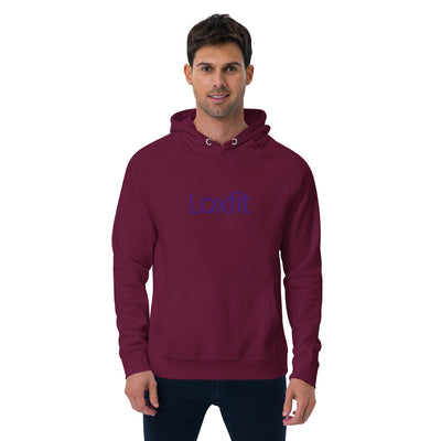 Unisex eco raglan hoodie - Loxfit