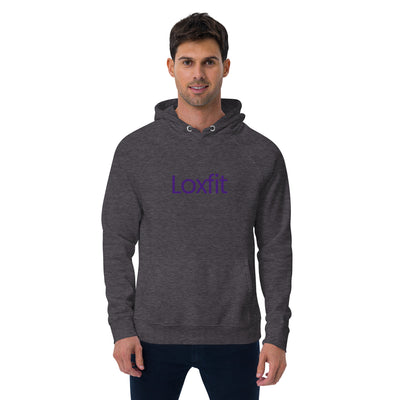 Unisex eco raglan hoodie - Loxfit