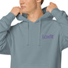 Unisex pigment-dyed hoodie - Loxfit